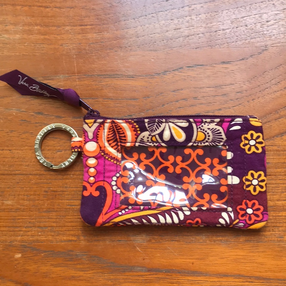 Vera Bradley ID Coin Purse Wallet Mini Bag